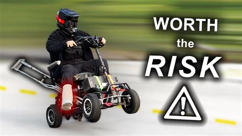 The World's Fastest Mobility Scooter is DANGEROUS - YouTube