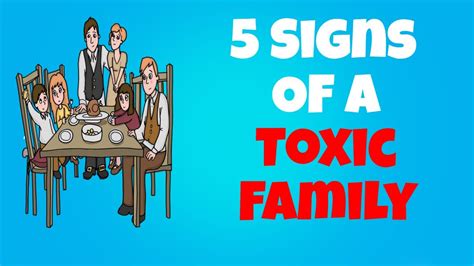 5 Signs Of A Toxic Family - YouTube