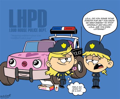 TLH: Lola and Lana as Cops by UnderLoudF on DeviantArt | Loud house ...