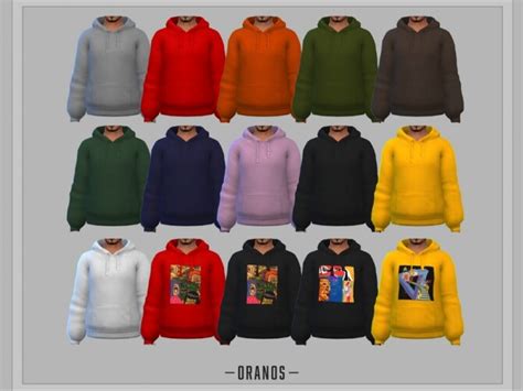 Oversized Hoodie M by OranosTR at TSR » Sims 4 Updates