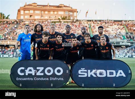 Valencia CF players Stock Photo - Alamy