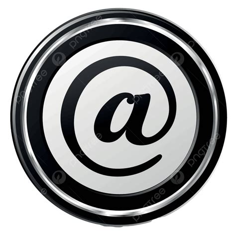 Vector Icono De Arroba Icono De Correo Electrónico Vector PNG , Email ...