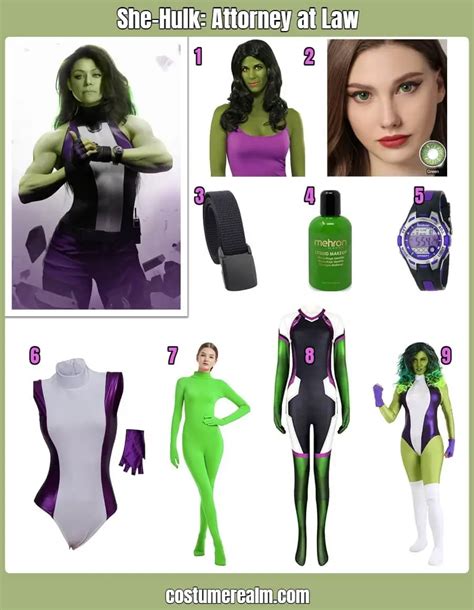 How To Dress Like Dress Like She Hulk Guide For Cosplay & Halloween