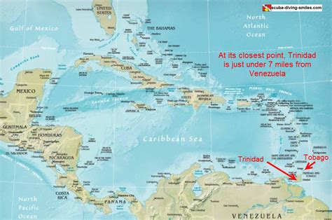 Map Of Trinidad And Tobago; Where Are These Islands Located?