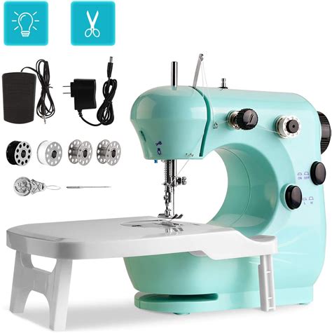 Portable Sewing Machine WADEO Mini Sewing Machine for Beginners, with ...