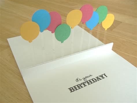 Passionate for Paper: Tutorial: 3D Pop up Balloon card