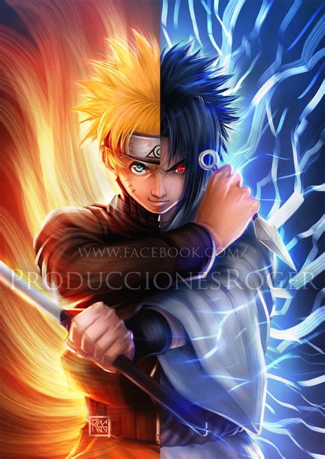 Naruto - Sasuke by RogerGoldstain on DeviantArt