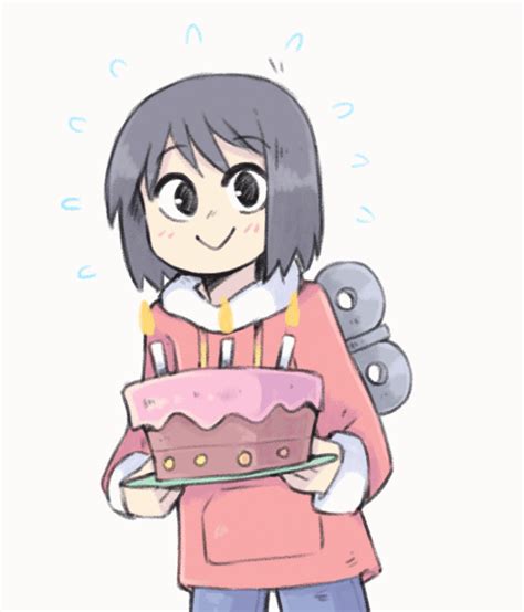 Happy Birthday by graskip | Nichijou | Know Your Meme