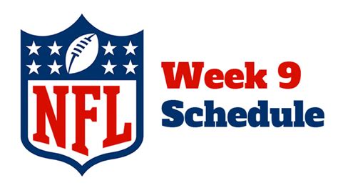 NFL Week 9 Schedule 2022 - Athlon Sports