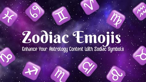 Zodiac Emojis: ♈️ Enhance Your Astrology Content ♌️ | 🏆 Emojiguide