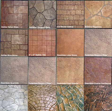 Stamped Concrete Patterns | Free Patterns