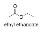 Draw and explain the structure of ethyl ethanoate (also called ethyl ...