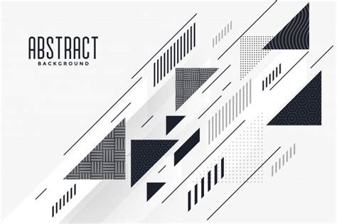 Free Vector | Modern abstract triangle and lines composition background ...