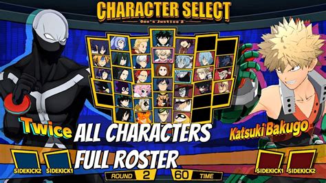 My Hero One's Justice 2 - All Characters FULL ROSTER (MHOJ2 2020) PS4 ...