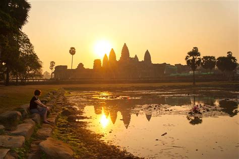 Color 6 plus Angkor Wat Sunset in Cambodia - The Amaznig Places in Asia