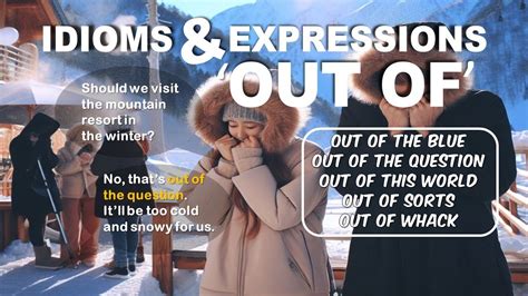 Learn 5 Useful English Idioms & Expressions with "OUT OF" | ENGLISH ...