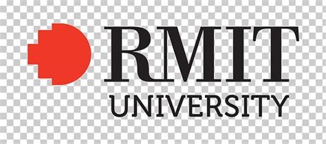 the rmit university logo on a transparent background