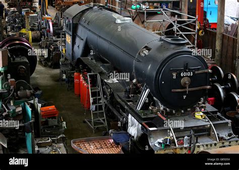 Flying Scotsman Restoration Stock Photo - Alamy