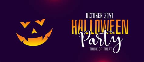 scary halloween party celebration banner design - Download Free Vector ...