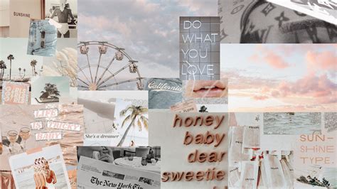 Laptop Aesthetic Collage Wallpaper | Computer wallpaper desktop ...