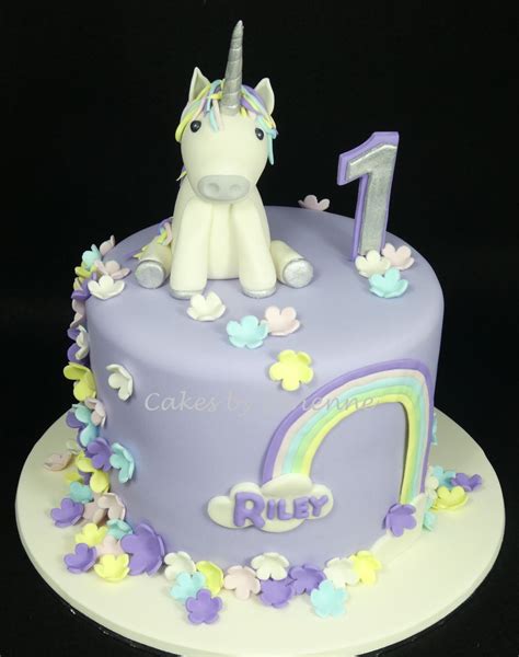 Purple Unicorn Birthday Cake - CakeCentral.com