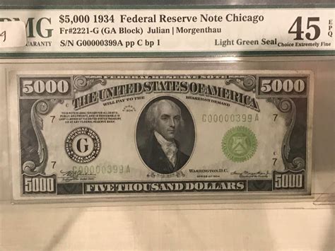 A rare $5000 Dollar Bill, one of less than 400 made. : r/interestingasfuck