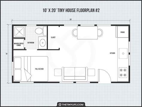 10 x 20 Tiny Home Designs, Floorplans, Costs And Inspiration - The Tiny ...