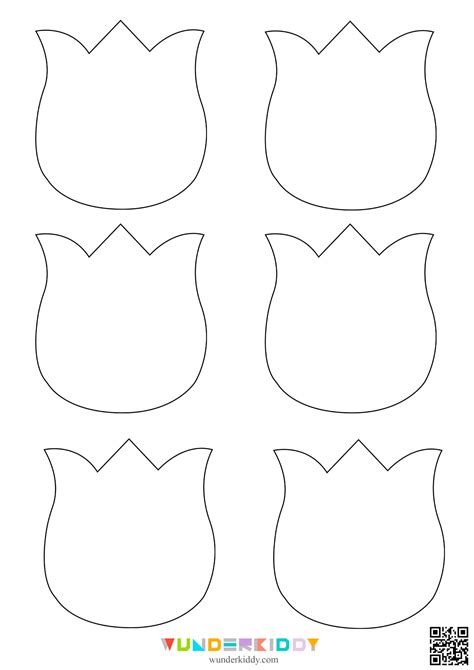 Printable Cut Out Tulip Template