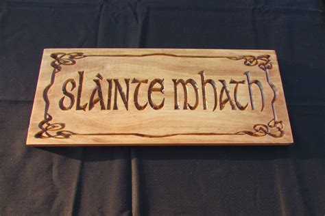 Slàinte Mhathgaelic Good Healthgaelic Drinking Toast - Etsy | Drinking ...