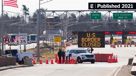 U.S. Reaffirms Land Border Restrictions with Canada and Mexico - The ...