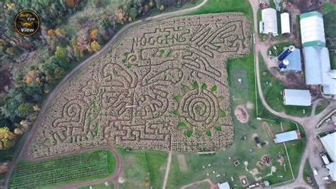 Kentville pumpkin people along with Noggins corn Maze. - YouTube