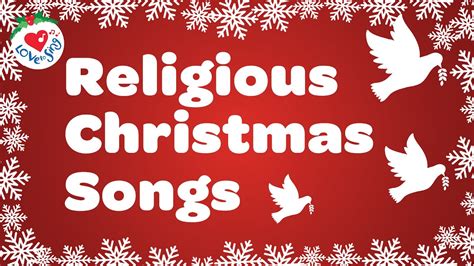 Top Religious Christmas Songs and Hymns Playlist with Lyrics 90 Minutes ...