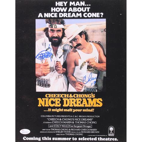 Cheech Marin & Tommy Chong Signed "Cheech & Chong's Nice Dreams" 11x14 ...