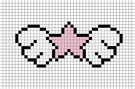 Winged Star Pixel Art | Pixel art pattern, Pixel art, Pixel art templates