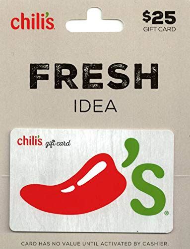 Chili's Gift Card - Gift A Sizzling Hot Meal! | ThatSweetGift