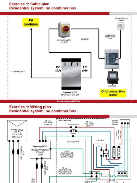 Grid-Connect Wiring Diagrams | PDF | Alternating Current | Electrical ...