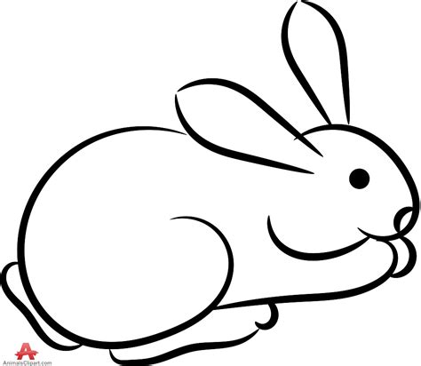 Rabbit black and white bunny black and white rabbit clipart free ...