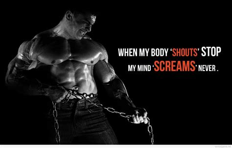 Bodybuilding motivational quotes wallpaper