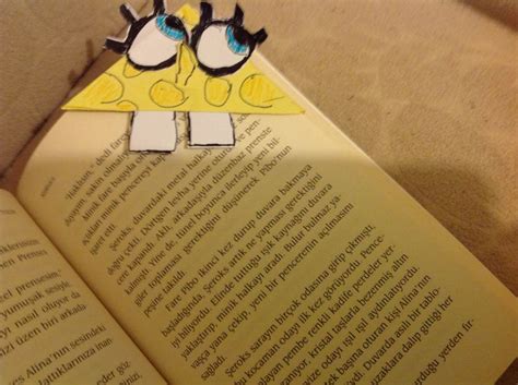 My dıy spongebob bookmark. #DIY