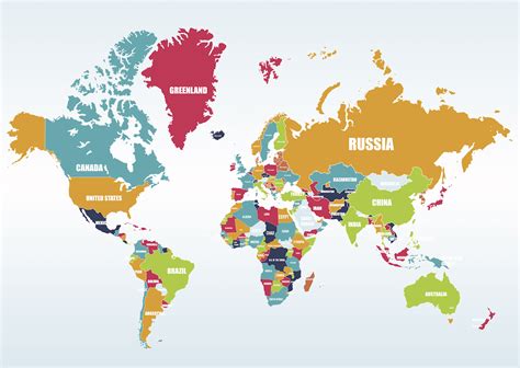 World Maps With Countries And States For Kids