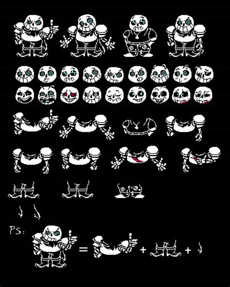 underswap sans sprites by imoops155 on DeviantArt