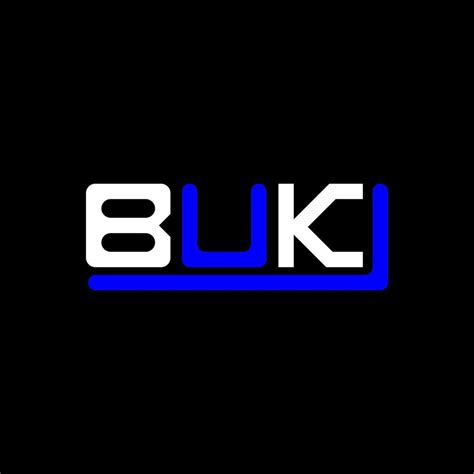 BUK letter logo creative design with vector graphic, BUK simple and ...