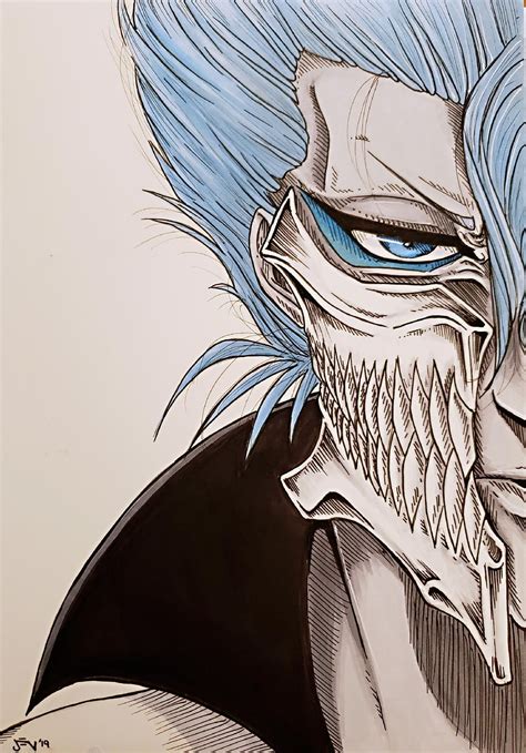 Another fan art for ya - Grimmjow Jaggerjack (drawn by me) : bleach ...