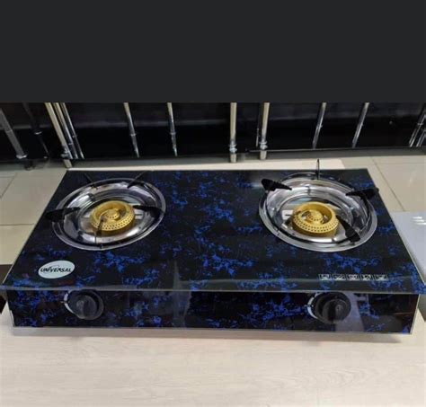 2 Plate Gas Stove with tampered Glass - TC Gas