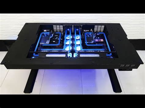 Custom Pc Build #121 " Infinity " huge custom water-cooled Dual system ...