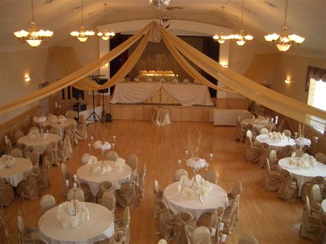 banquet wedding reception ideas | Banquet Hall decorated for a wedding ...