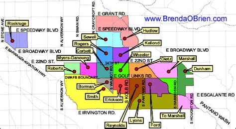 Southeast Tucson Elementary School Map