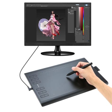 Huion Graphic Drawing Tablet Micro USB New 1060PLUS with Built-in 8G ...