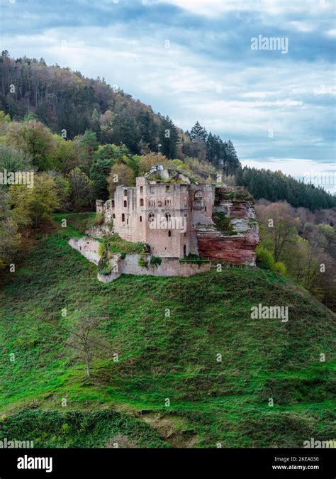 The ruin of Frankenstein Castle in Frankenstein/Germany Stock Photo - Alamy