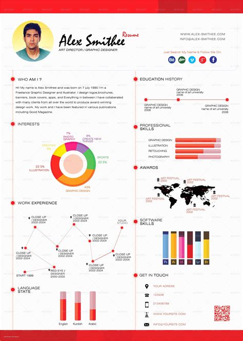 Free Infographic Templates for Word Of 40 Free Infographic Templates to ...